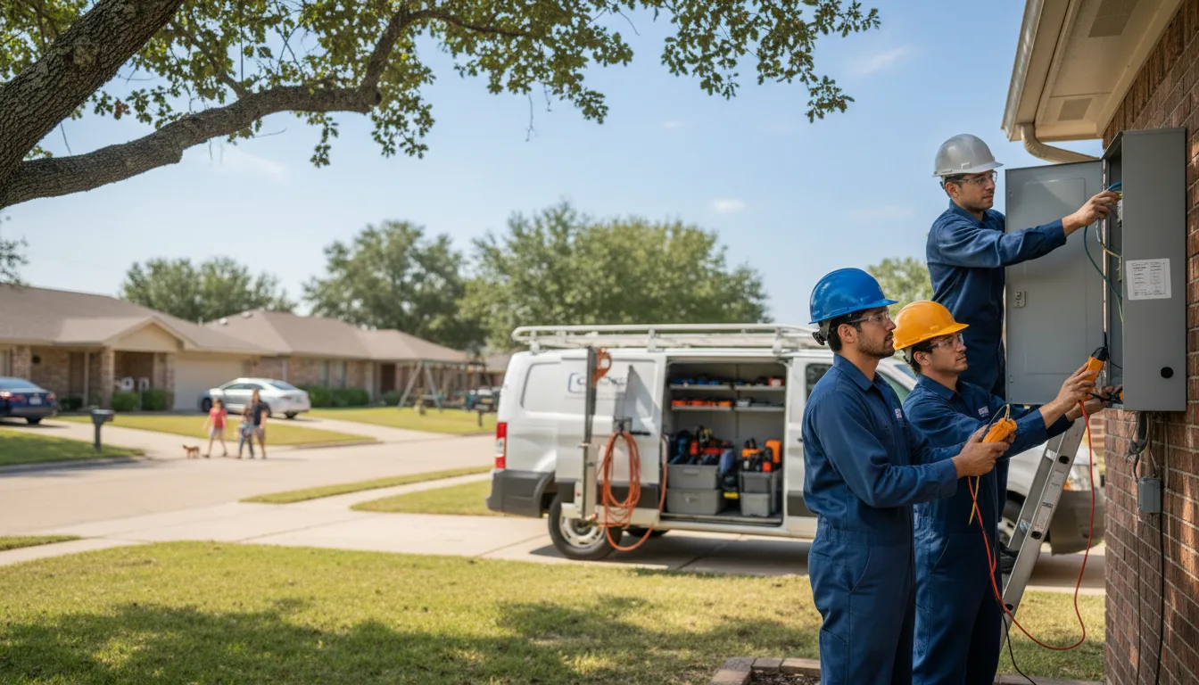 Certified electrician providing emergency electrical services in Seabrook, TX